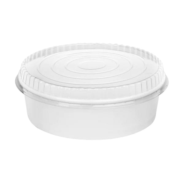 Plastic Lid for Food Bucket, Clear, Plastic, 270PK